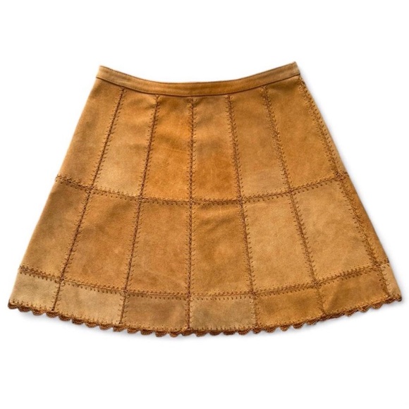 Free People Dresses & Skirts - Free People Suede A-Line Skirt